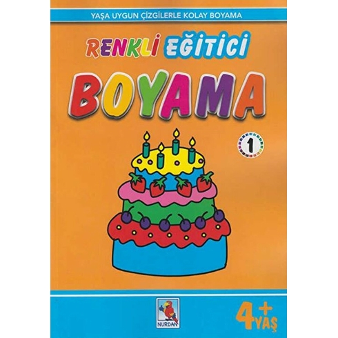 Renkli Eğitici Boyama - 1 4 Yaş