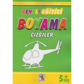 Renkli Eğitici Boyama Çizgiler 5 Yaş Kolektif