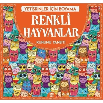 Renkli Hayvanlar - Yetişkinler Için Boyama Gizem Ulaş