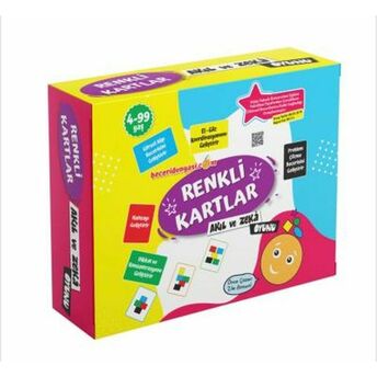 Renkli Kartlar Akıl Ve Zeka Oyunu (4-99 Yaş)