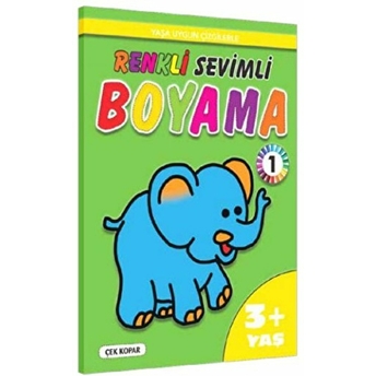 Renkli Sevimli Boyama -1 (3 Yaş) Murat Sevinç