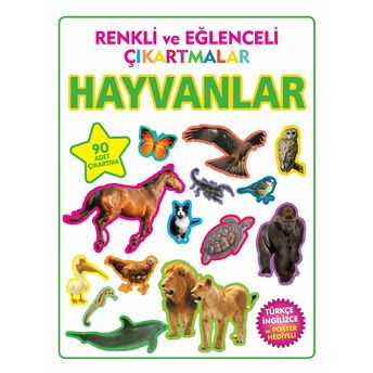 Renkli Ve Eğlenceli Çıkartmalar Hayvanlar Kolektif