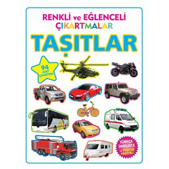 Renkli Ve Eğlenceli Çıkartmalar Taşıtlar Kolektif