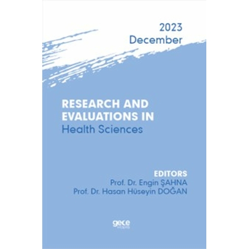 Research And Evaluations In Health Sciences Kolektif