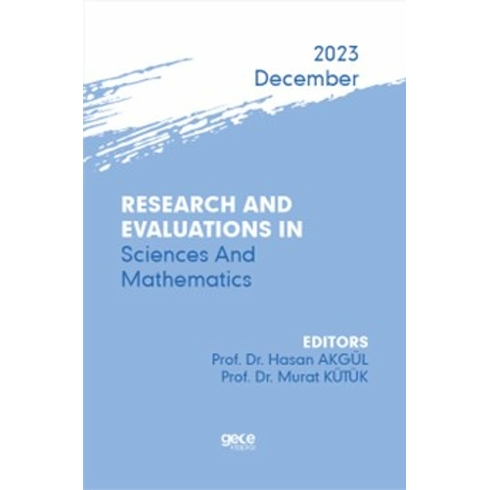 Research And Evaluations In Science And Mathematics Kolektif