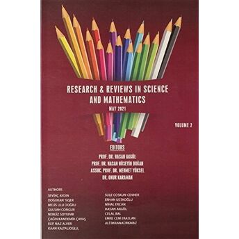 Research And Reviews In Science And Mathematics Ali Imran Korkmaz