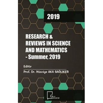 Research And Reviews In Science And Mathematics - Summer 2019 - Kolektif