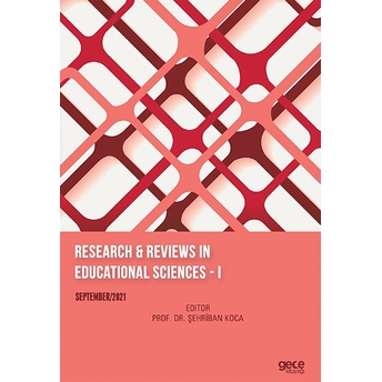 Research Reviews In Educational Sciences I