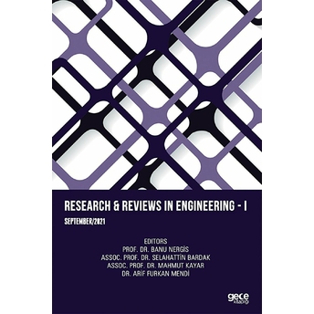 Research Reviews In Engineering I - Kolektif