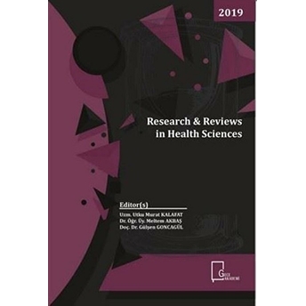 Research Reviews In Health Sciences