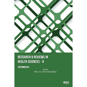 Research Reviews In Health Sciences Iı