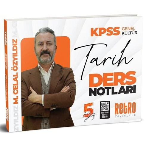 Retro Yayıncılık 2025 Kpss Tarih 5Yüz Ders Notları Mehmet Celal Özyıldız