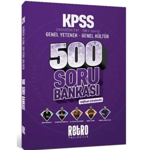 Retro Yayınları Ortaöğretim Ve Ön Lisans 500 Soru Bankası Komisyon