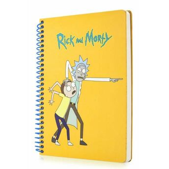 Rick And Morty Sarı Butik Defter