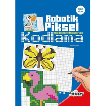 Robotik Piksel Kodlama Mavi Kitap