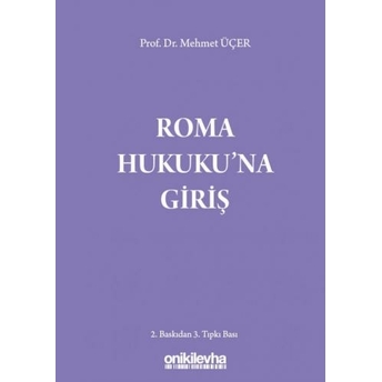 Roma Hukuku'Na Giriş Mehmet Üçer