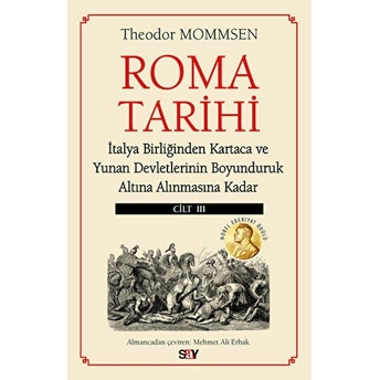 Roma Tarihi 3. Cilt - Theodor Mommsen