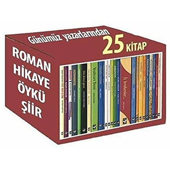 Roman-Hikaye-Öykü-Şiir Seti (25 Kitap) Kolektif