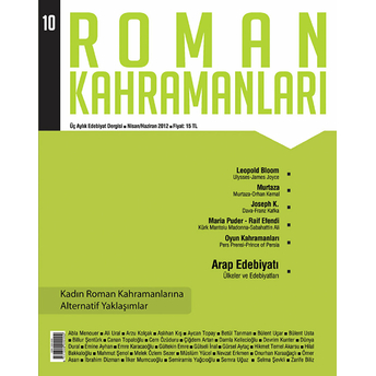 Roman Kahramanları Sayı: 10 Nisan-Haziran 2012 Kolektif