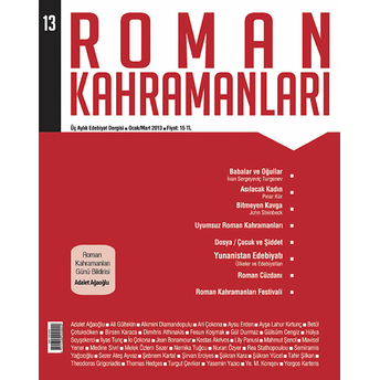 Roman Kahramanları Sayı: 13 Ocak-Mart 2013 Kolektif