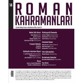 Roman Kahramanları Sayı: 14 Nisan-Haziran 2013 Kolektif