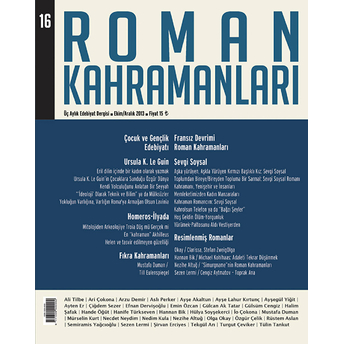 Roman Kahramanları Sayı: 16 Kolektif