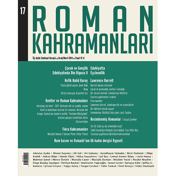 Roman Kahramanları Sayı: 17 Ocak-Mart 2014 Kolektif