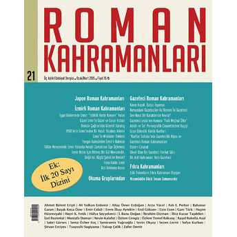 Roman Kahramanları Sayı: 21 Ocak-Mart 2015 Kolektif