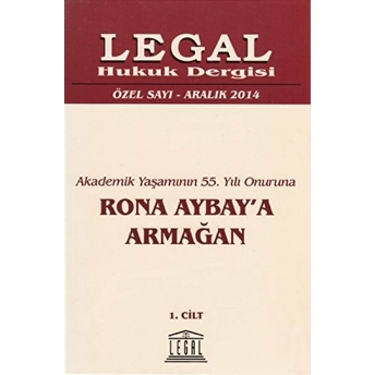 Rona Aybay'A Armağan (2 Cilt Takım) Özel Sayı Aralık 2014 Ciltli Kolektif