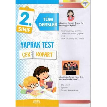 Rota 2.Sınıf Tüm Dersler Çek Kopart Yaprak Test (Yeni) Kolektif