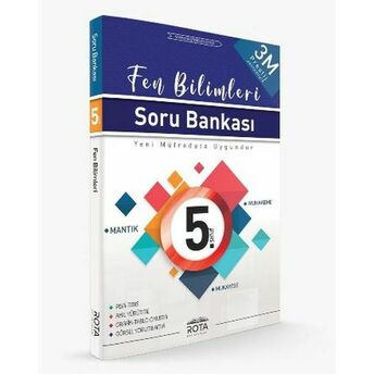 Rota 5. Sınıf Fen Bilimleri Soru Bankası 3M Prestij (Yeni) Kolektif