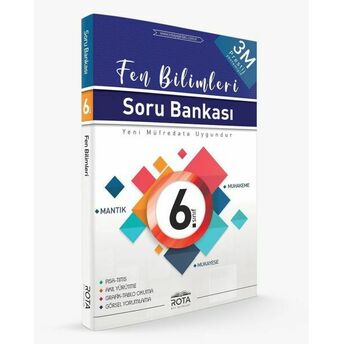 Rota 6. Sınıf Fen Bilimleri Soru Bankası 3M Prestij(Yeni) Kolektif