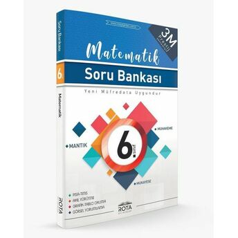 Rota 6. Sınıf Matematik Soru Bankası 3M Prestij(Yeni) Kolektif