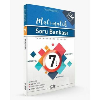 Rota 7. Sınıf Matematik Soru Bankası 3M Prestij(Yeni) Kolektif