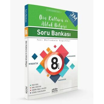 Rota 8. Sınıf Din Kültürü Ve Ahlak Bilgisi Soru Bankası 3M Prestij (Yeni) Kolektif