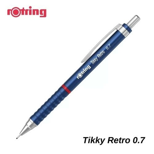 Rotring Versatil Kalem Tıkky Retro Metalik Mavi 0.7