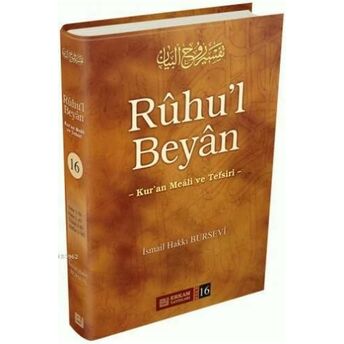 Ruhu'l Beyan Tefsiri - 16. Cilt Ismail Hakkı Bursevi