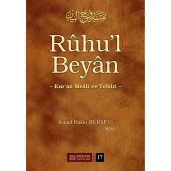 Rûhu'l Beyân Tefsiri - 17. Cilt Ismail Hakkı Bursevi