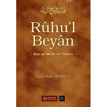 Ruhu'l Beyan Tefsiri - 21. Cilt Ismail Hakkı Bursevi