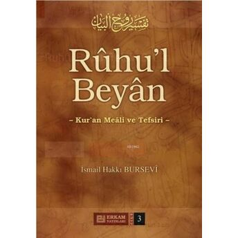 Ruhu'l Beyan Tefsiri - 3. Cilt Ismail Hakkı Bursevi