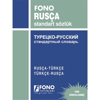 Rusça / Türkçe - Türkçe / Rusça Standart Sözlük Kolektif