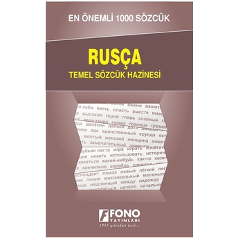 Rusçada En Önemli 1000 Sözcük Kolektif