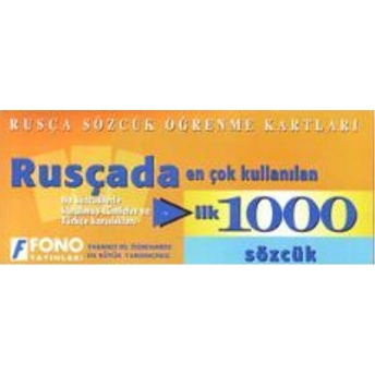 Rusçada Ilk 1000 Sözcük Kartları Kolektif