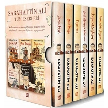 Sabahattin Ali Tüm Eserleri - (6 Kitap Kutulu Set) Sabahattin Ali