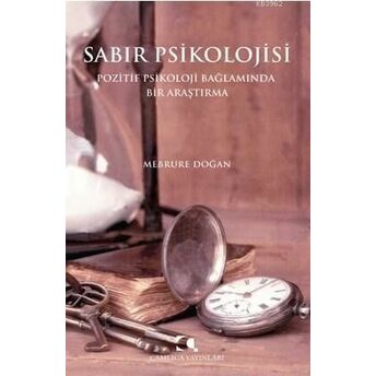 Sabır Psikolojisi; Pozitif Psikoloji Bağlamında Bir Araştırmapozitif Psikoloji Bağlamında Bir Araştırma Mebrure Doğan