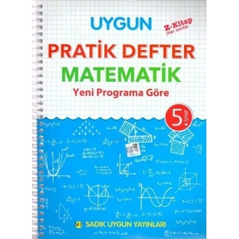 Sadık Uygun Yayınları 5. Sınıf Matematik Pratik Defter Komisyon