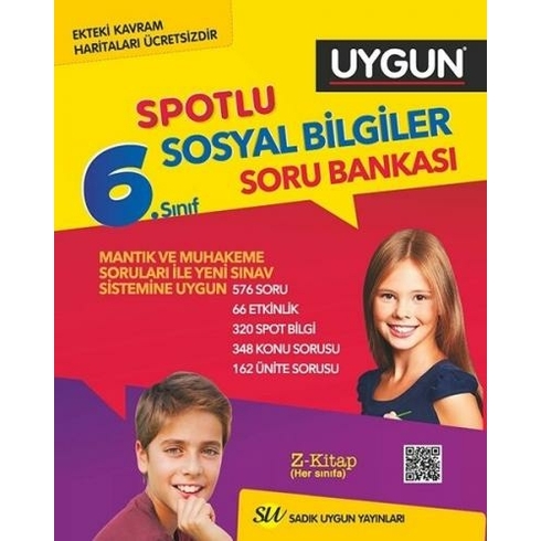 Sadık Uygun Yayınları 6. Sınıf Sosyal Bilgiler Soru Bankası