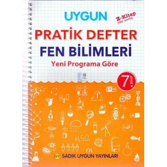 Sadık Uygun Yayınları 7. Sınıf Fen Bilimleri Pratik Defter Komisyon