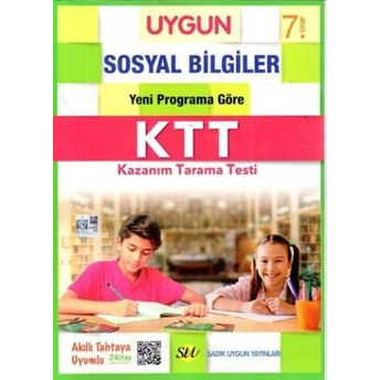 Sadık Uygun Yayınları 7. Sınıf Sosyal Bilgiler Kazanım Tarama Testi Komisyon