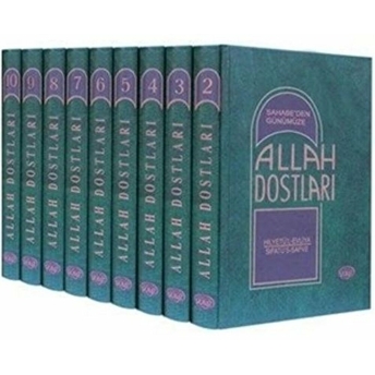 Sahabeden Günümüze Allah Dostları (10 Kitap Takım) Ciltli Kolektif